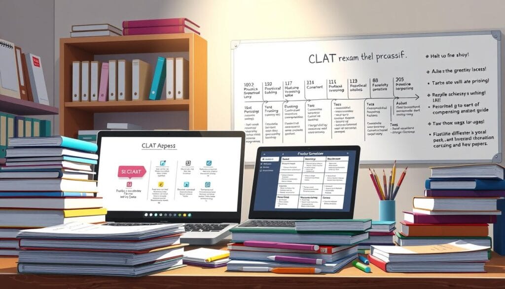 CLAT study materials exam structure