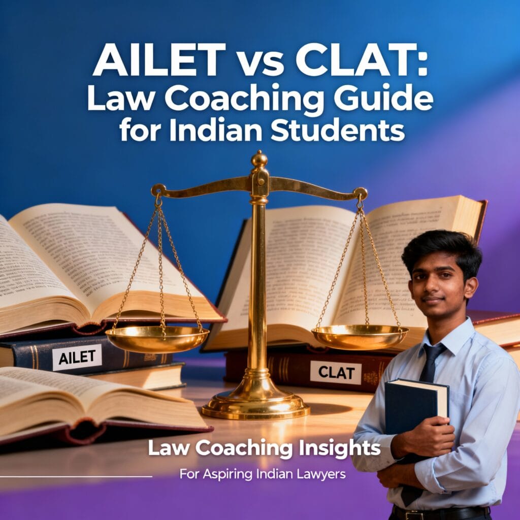 AILET vs CLAT Coaching Differences: Complete 2025 Guide for Law Aspirants
