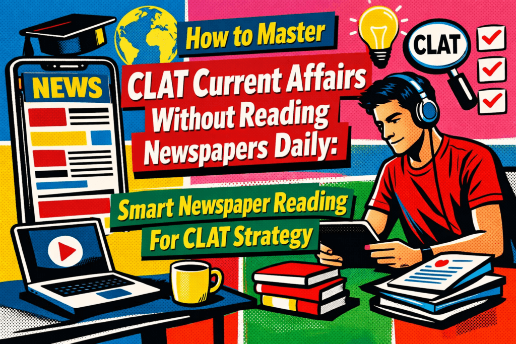 How do I prepare CLAT current affairs without reading newspapers daily?