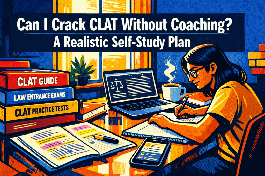 Is CLAT Possible Without Expensive Coaching? A Realistic Self-Study Plan