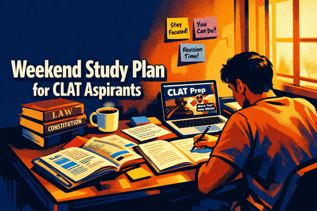 Weekend Study Plan for CLAT Aspirants