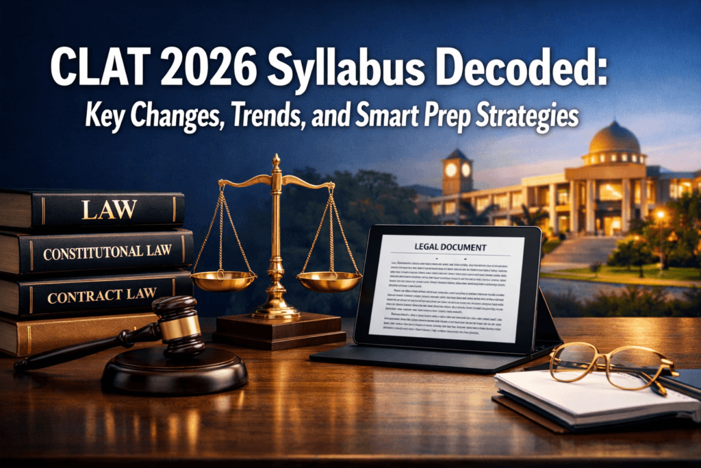 CLAT 2026 Syllabus Decoded: Key Changes, Trends, and Smart Prep Strategies