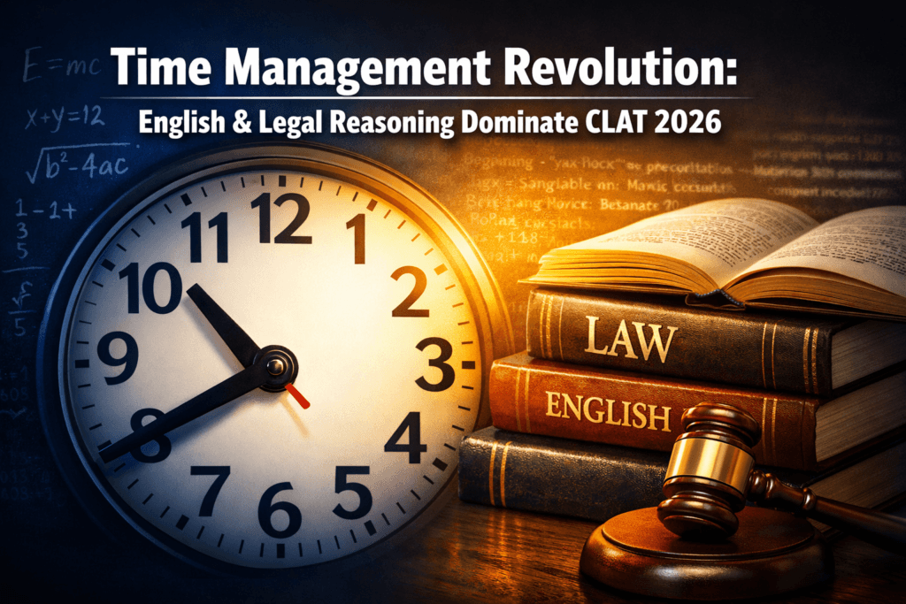 Sectional Time Management Breakdown: Why English and Legal Reasoning Now Eat More Time Than Quant in CLAT 2026