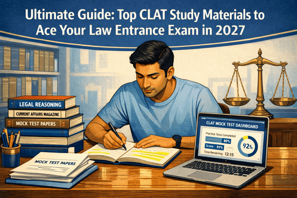 Ultimate Guide: Top CLAT Study Materials to Ace Your Law Entrance Exam in 2027